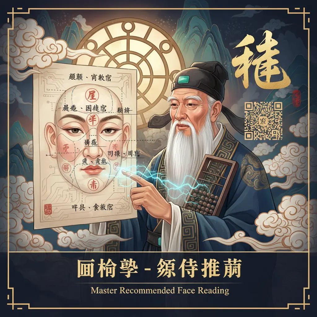 算命師傅推薦 - 面相學