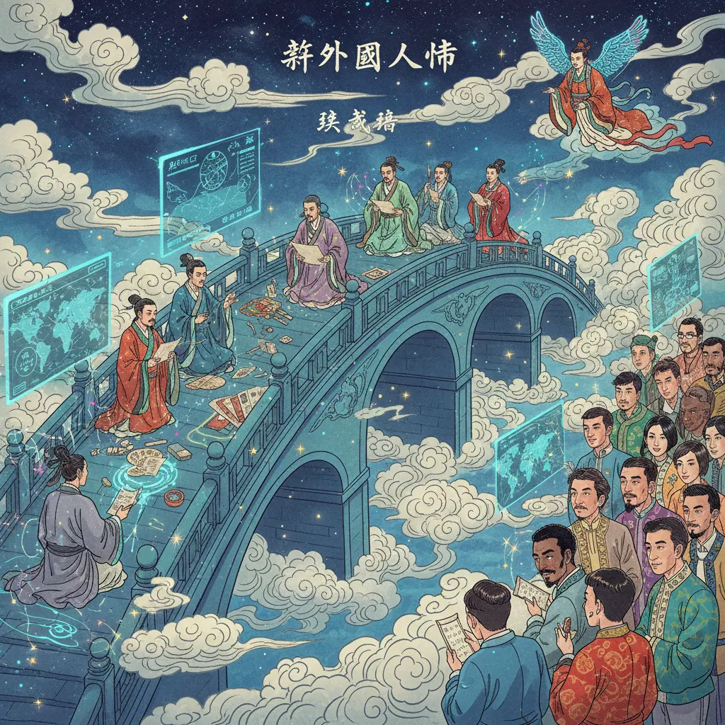 朱鵲橋 - 算外國人命